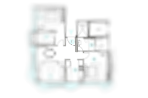 Solitaire Wagholi 1BHK Plan